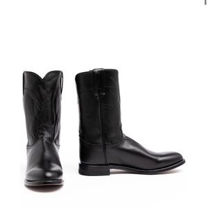 Justin Men’s 10” corona roper boots in black